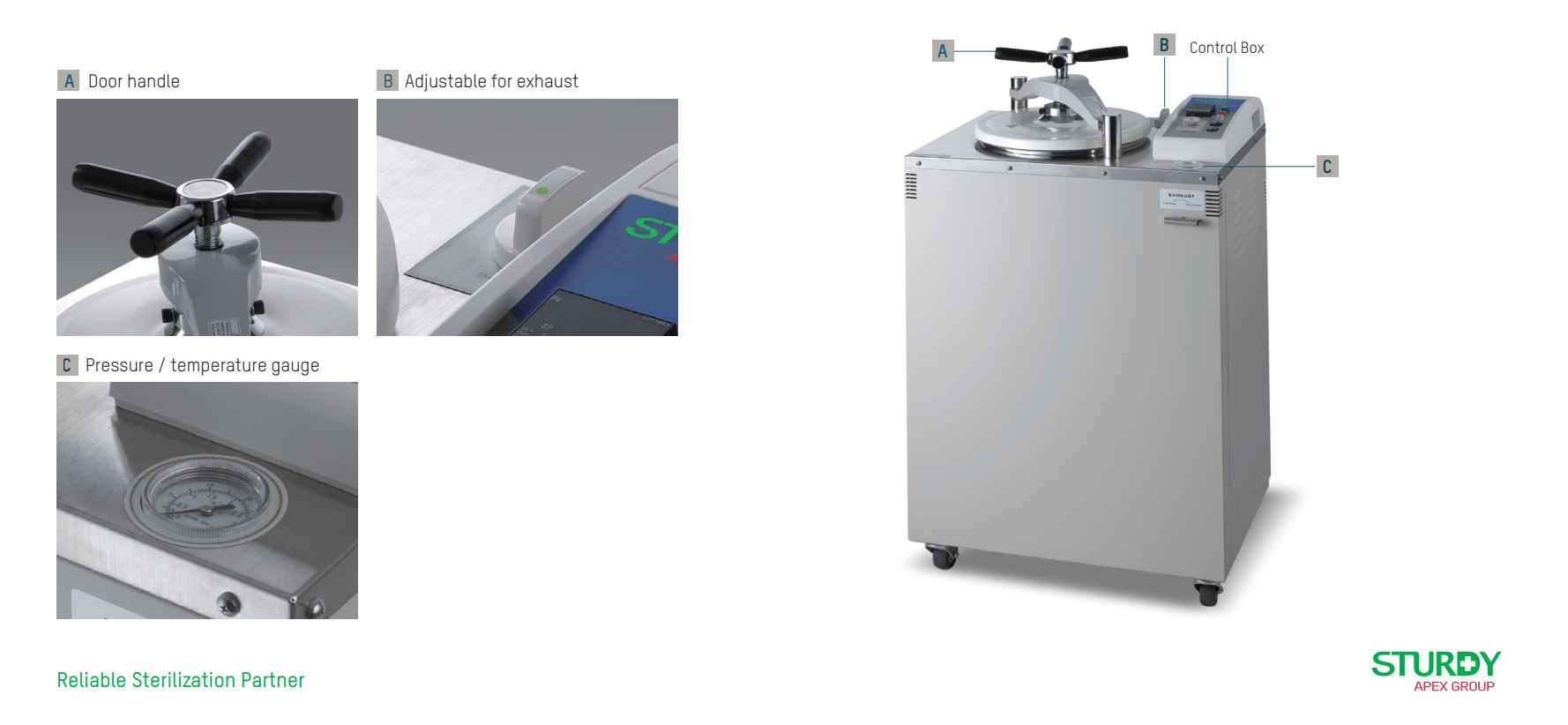 NỒI HẤP TIỆT TRÙNG STURDY SA-300VL