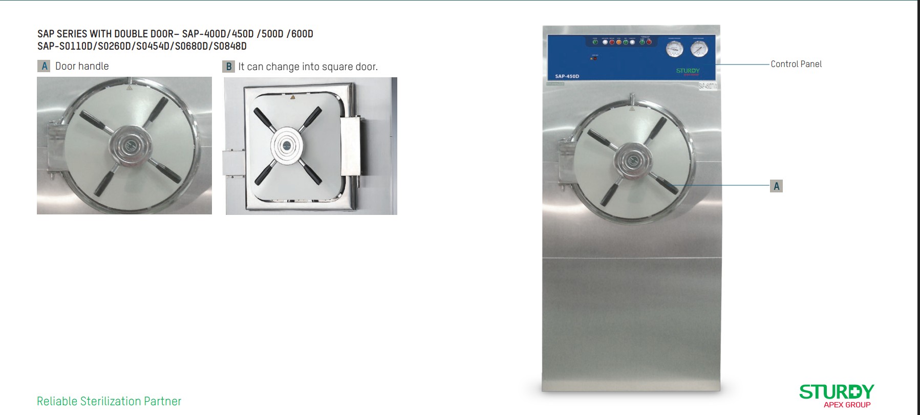 BUỒNG HẤP TIỆT TRÙNG STURDY SAP-400