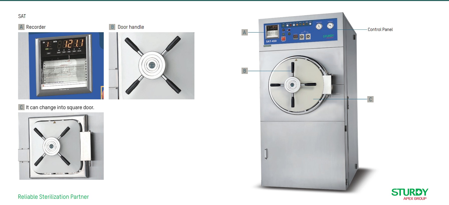 NỒI HẤP TIỆT TRÙNG STURDY SAT-S0454